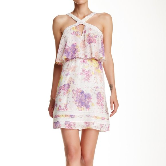 NWT Guess Tiered Halter Dress - Picture 1 of 6